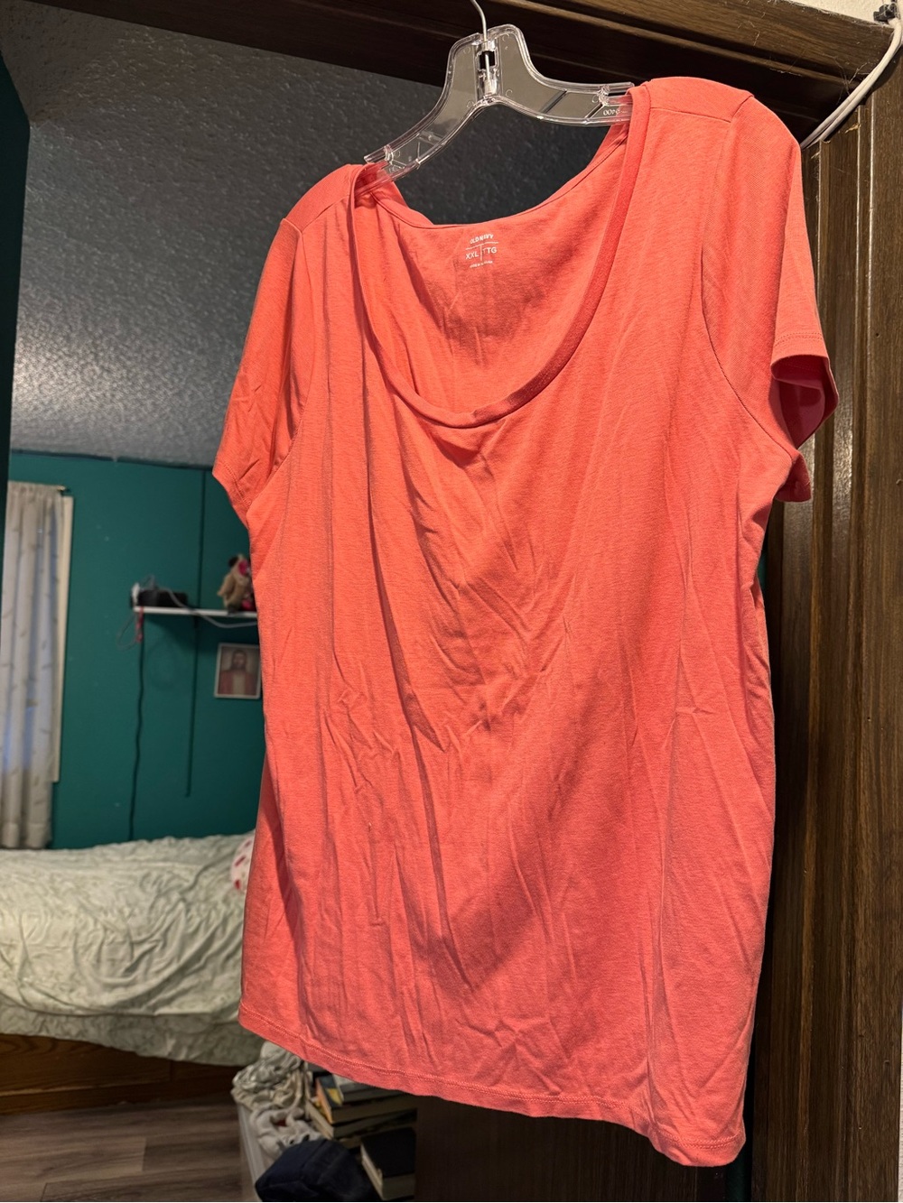 Coral Short Sleeve Women's Top made of cotton modal blend, soft and nice weight